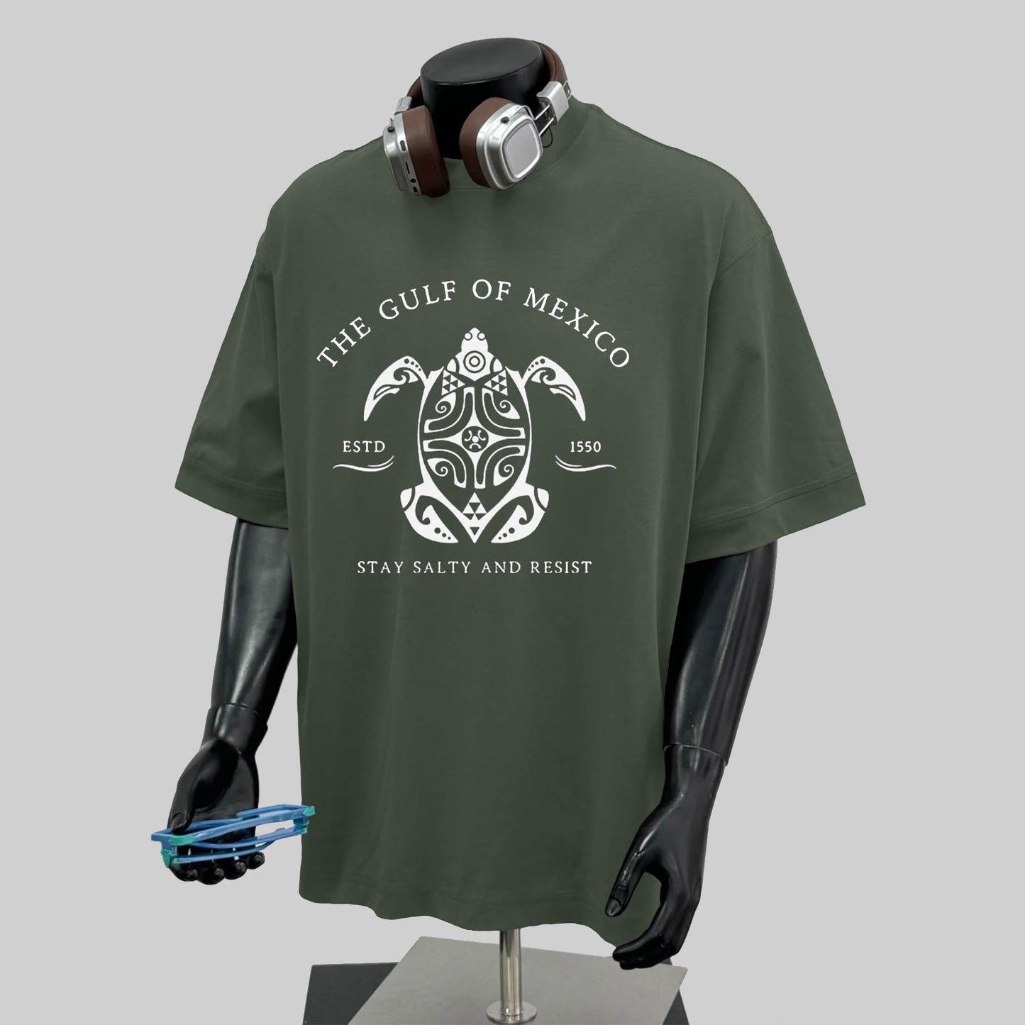 Gulf Of Mexico Art Pattern Print T-Shirt