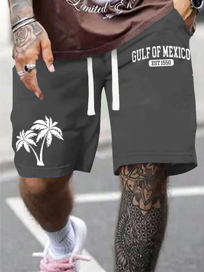Men's Gulf Of Mexico Print Shorts