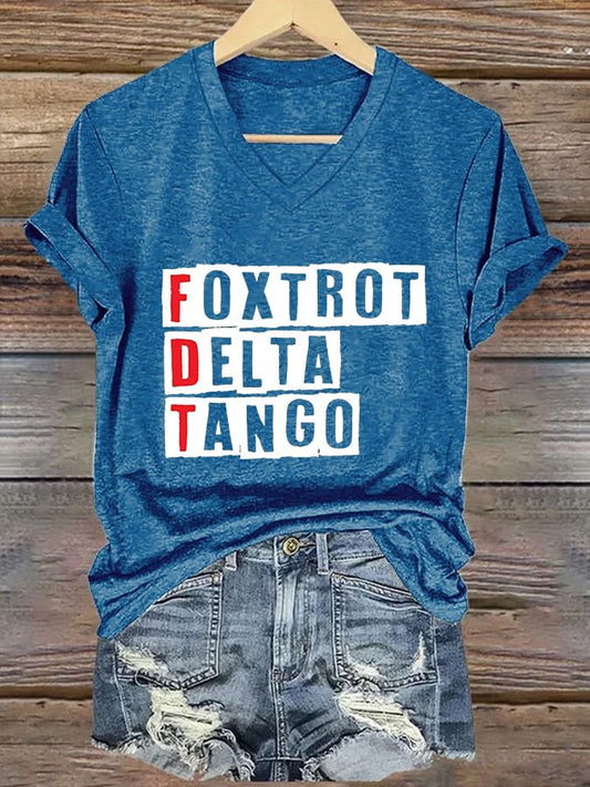 Women's Fashion Print Casual T-Shirt