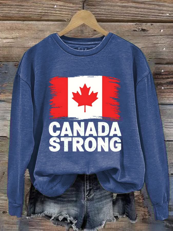 Women's Canada Printed Sweatshirt