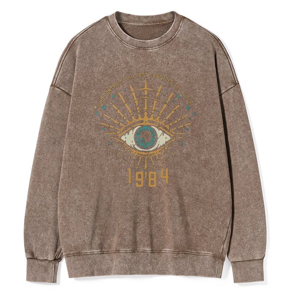 George Orwell 1984  Unisex Washed Sweatshirt