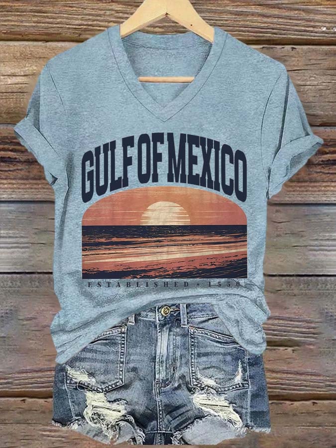 Women's Gulf Of Mexico Printed T-Shirt