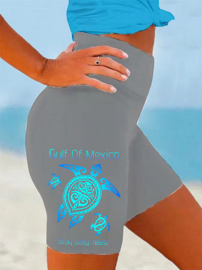 Women's Gulf Of Mexico Print Shorts