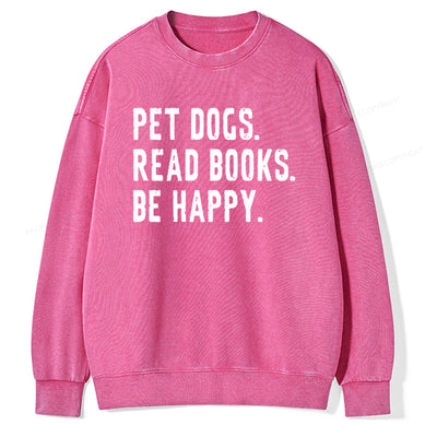 Book Sweatshirt, Book Lover Gift Unisex Washed Sweatshirt
