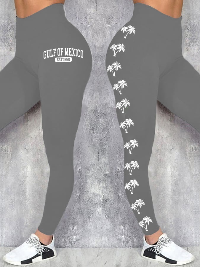 Women's Gulf Of Mexico Print Leggings