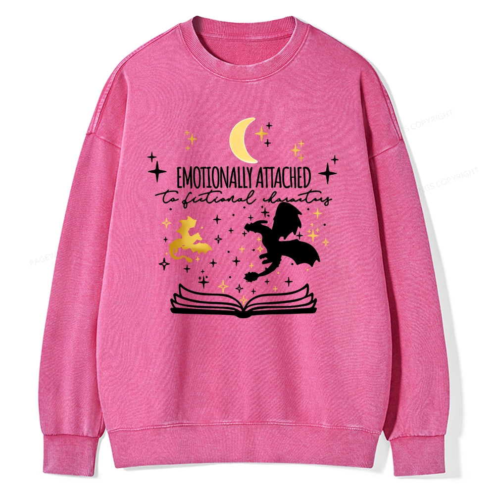 Fourth Wing Dragon Rider Unisex Washed Sweatshirt