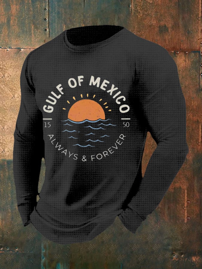 Men's Gulf of Mexico 1550 Forever Print Long Sleeve Top