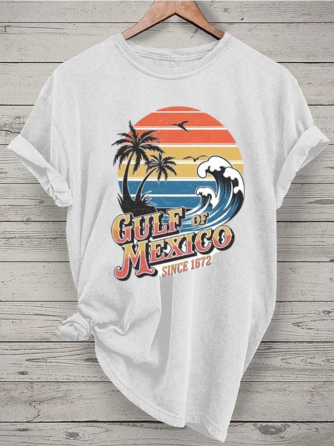 Women's Gulf of Mexico Printed Short-Sleeved T-Shirt