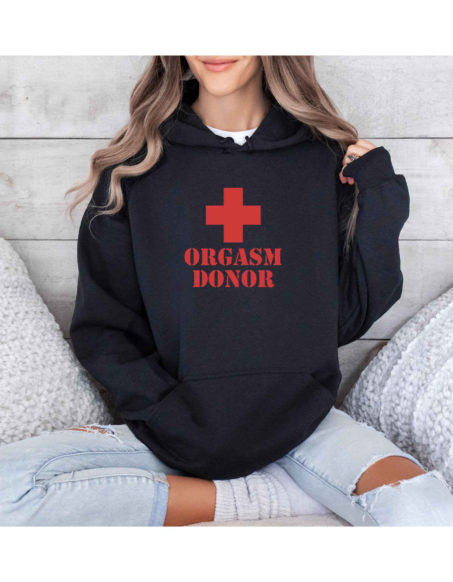 Hoodie, ORGASM DONOR