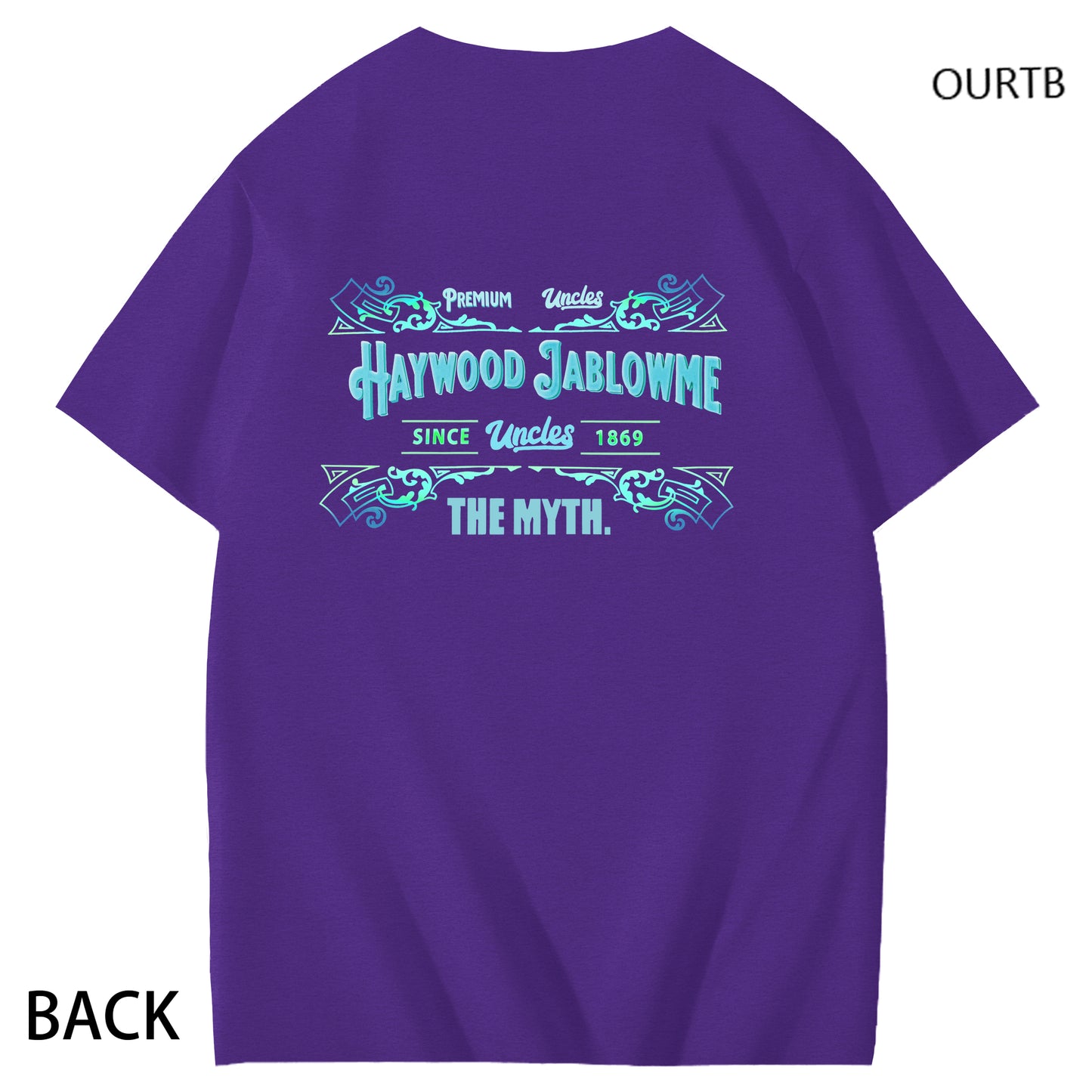 Premium Uncles Haywood Jablowme Since 1869 Uncles The Math Funny Adult Art Pattern Print T-Shirt