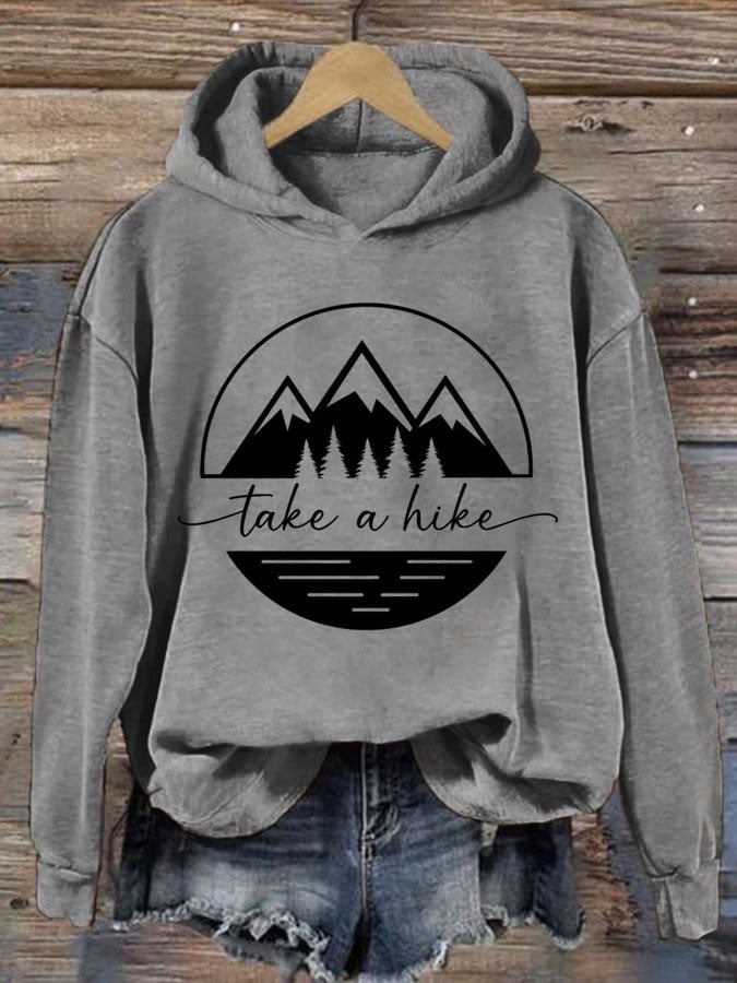 Women's Take A Hike Print Sweatshirt
