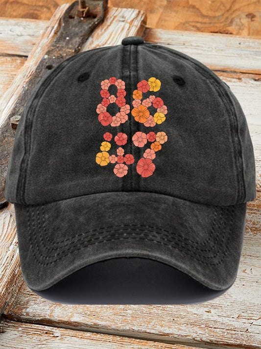 Floral 8647 Printed Baseball Cap