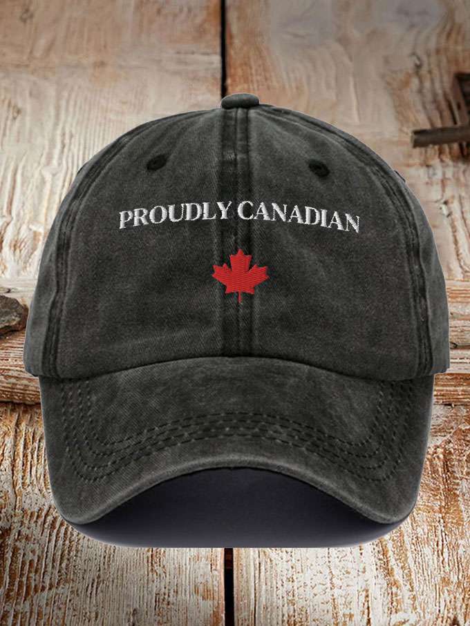 Unisex Canada  Proudly Candadian Printed Hat