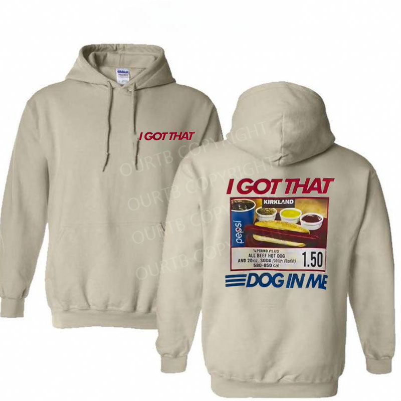 I  Got That  Pattern Printed Classics Hooded Sweatshirt