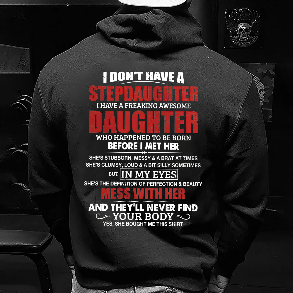 Stepdad Shirt, Fathers Day Gifts - For Stepdad, Bonus Dad Shirt From Daughter, Funny Gifts For Bonus Dad, Father's Day Shirts