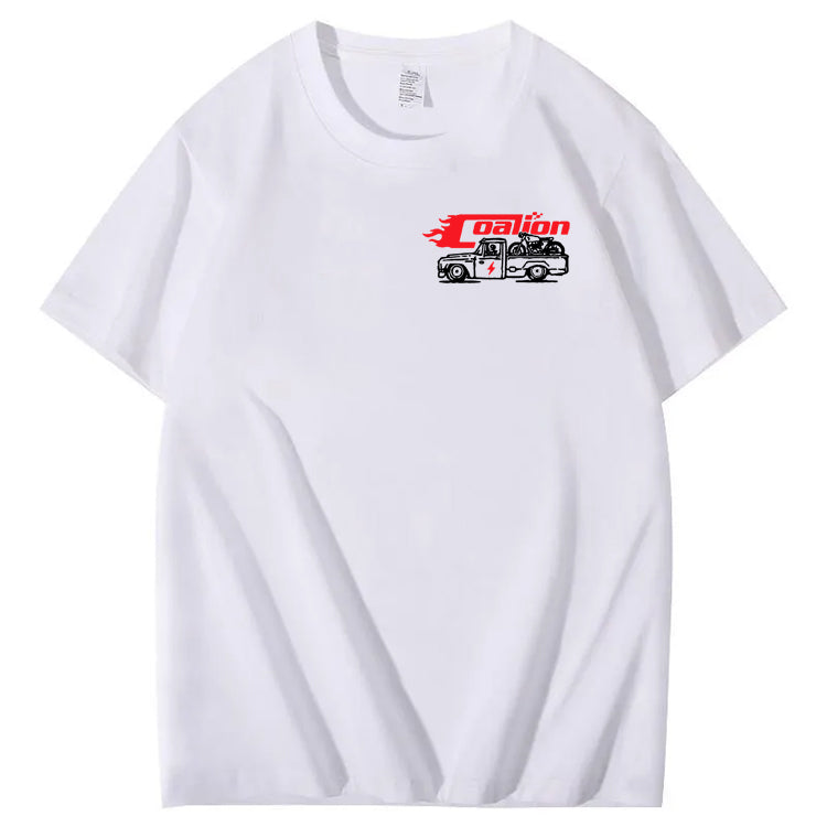 Dad's Garage Full Service If It's Broke We'll Fix It Printed Men's T-shirt