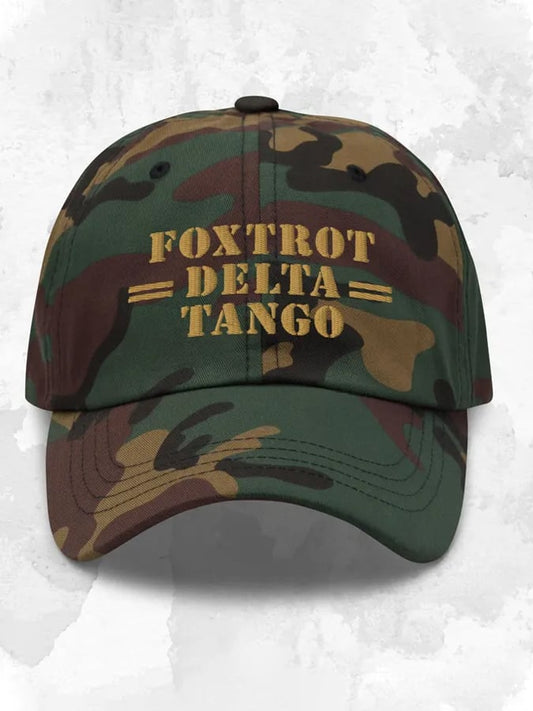 Unisex FDT Foxtrot Delta Tango Print Hat