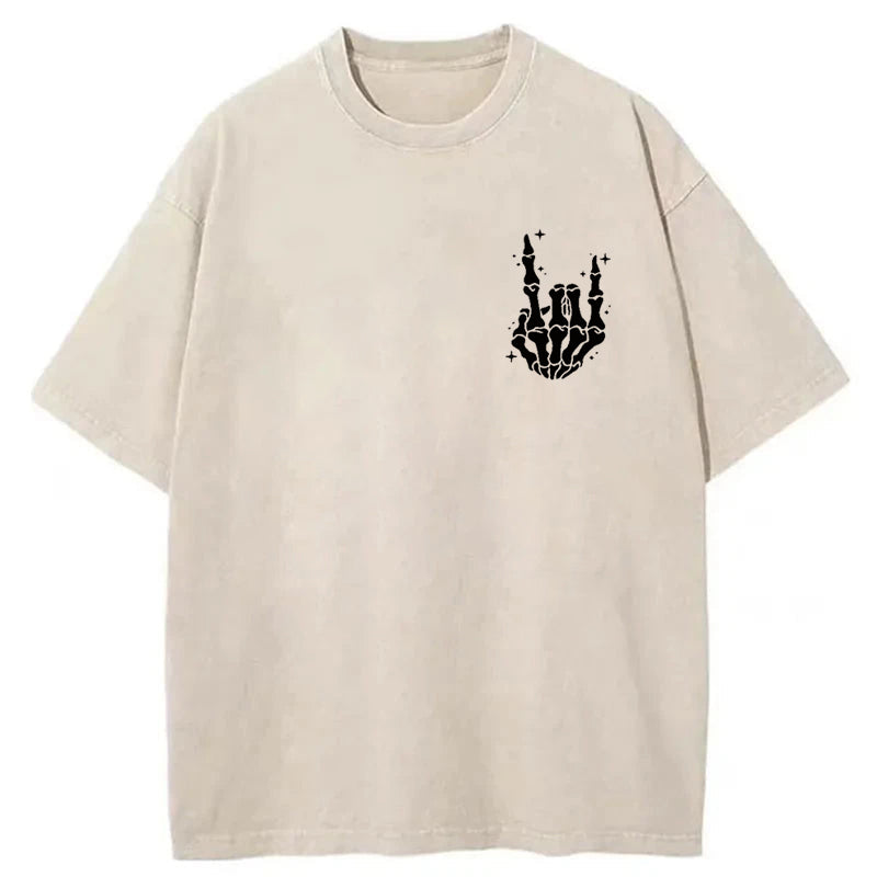 Just A Dad Who Always Came Back With The Milk Washed T-Shirt