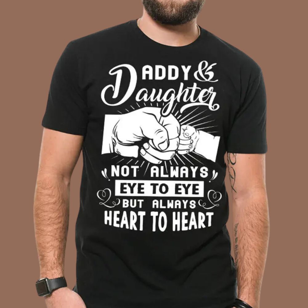 Father's Day T-shirt Gift for Dad Birthday Gift Daddy and Daughter T-shirt Best Gift for Father From Daughter