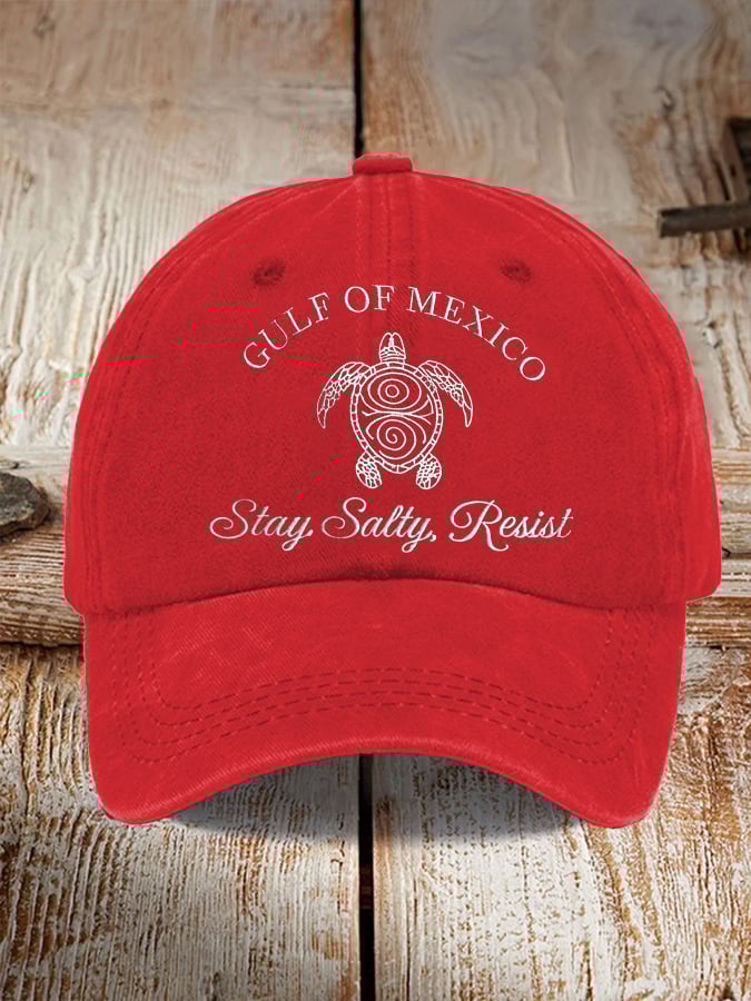 Gulf Of Mexico Print Baseball Cap