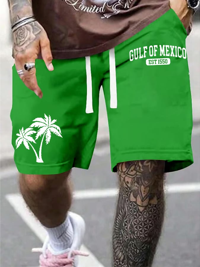 Men's Gulf Of Mexico Print Shorts