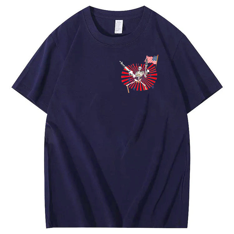 WTF It's A Klometer Pattern Print 100%Cotton T-Shirt