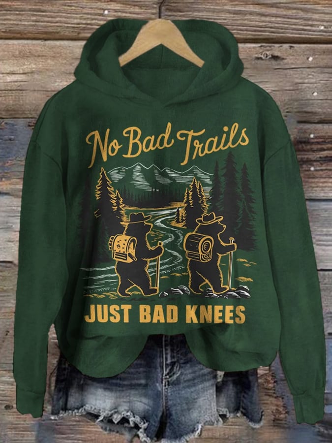 Women's Fun Hiking Print Sweatshirt