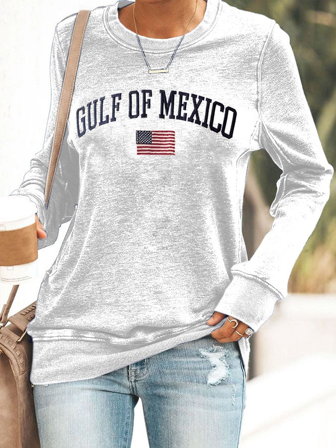 Women'S Gulf Of Mexico Print Sweatshirt