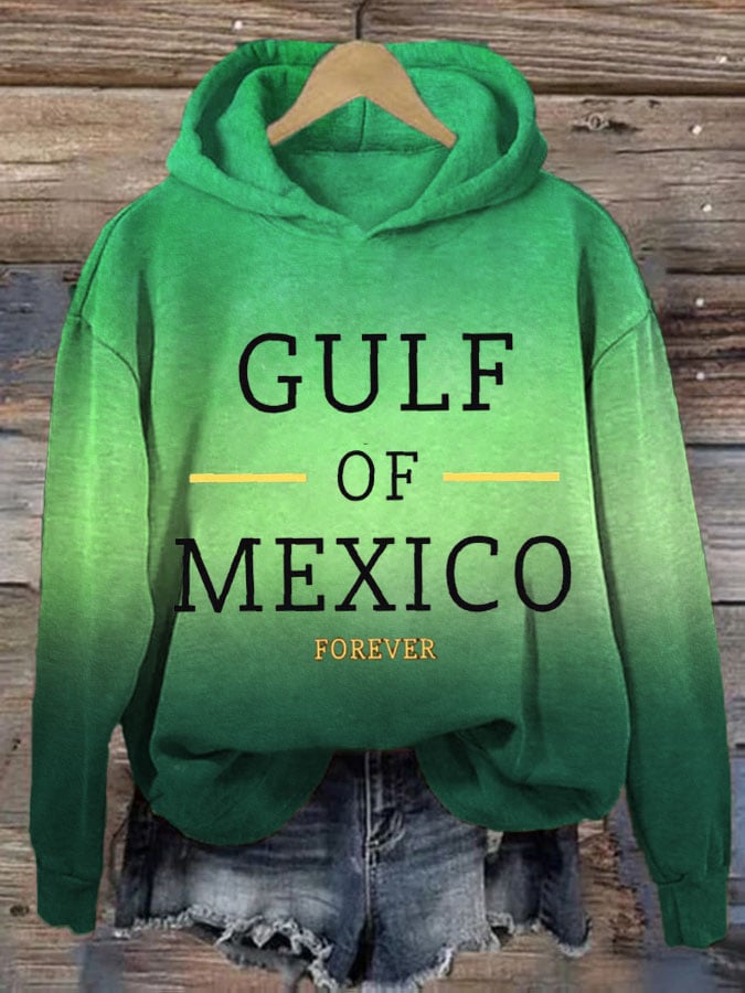 Women's Forever Gulf of Mexico Print Casual Sweatshirt
