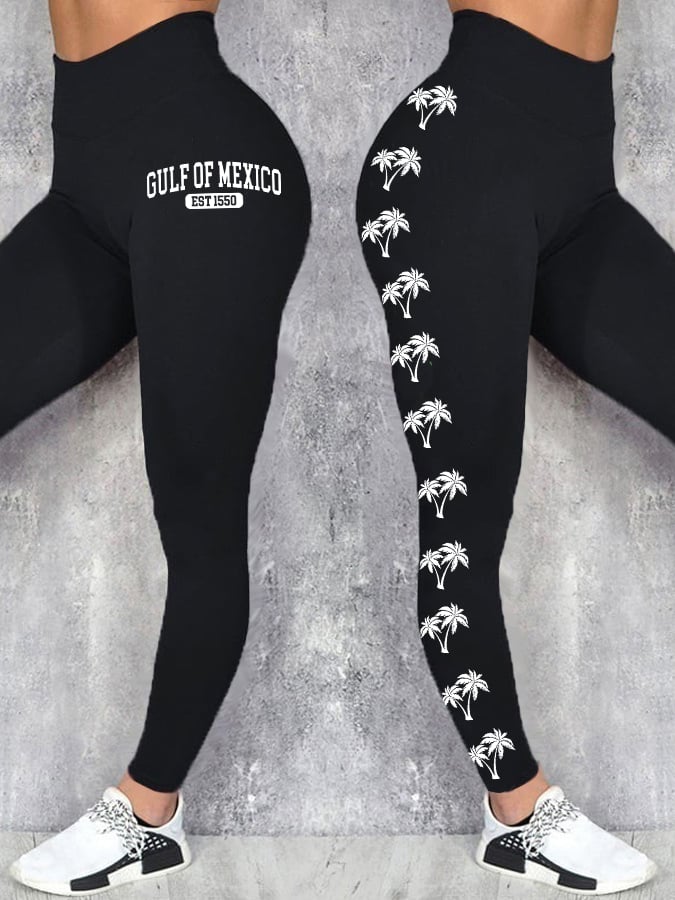 Women's Gulf Of Mexico Print Leggings