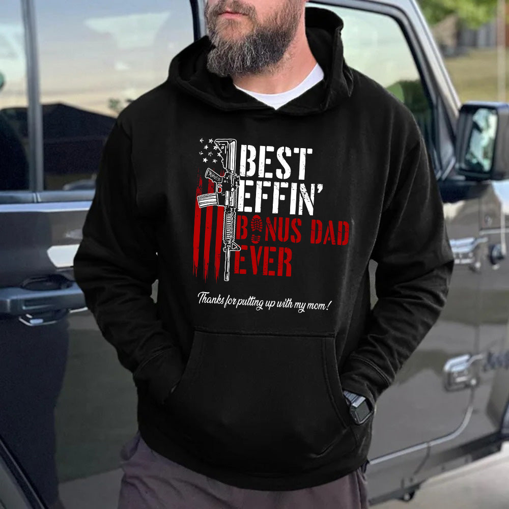 Effin’ Bonus Dad Ever Vintage T-Shirt, Funny Stepdad Shirt, Father’s Day Gift, Bonus Dad Appreciation Tee, Classic T-Shirt, Menswear Top