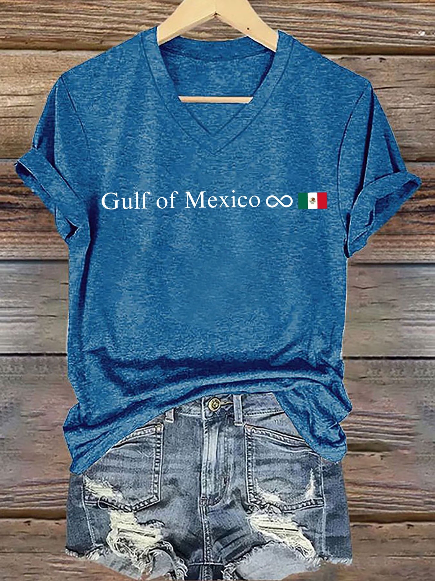 Women's Gulf Of Mexico Printed Short-Sleeved T-Shirt