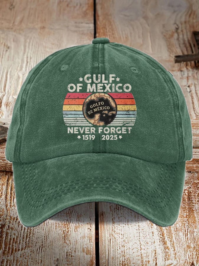 Unisex Forever Gulf of Mexico 1519-2025 Print Baseball Cap
