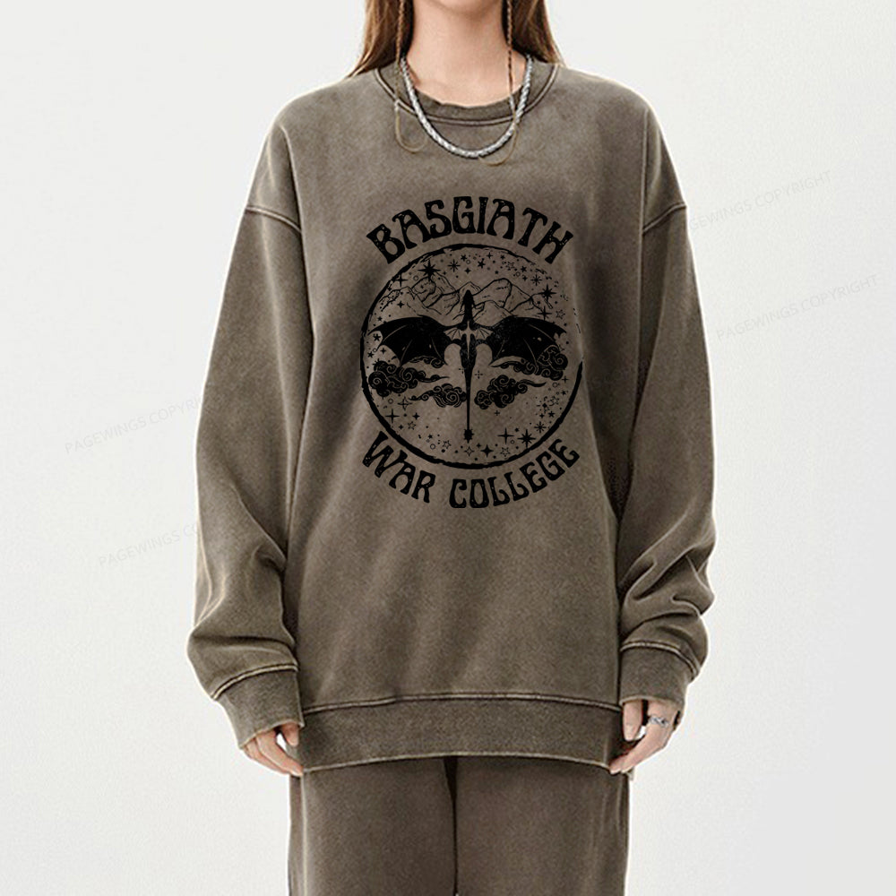 Pagewing Fouth Wings Unisex Washed Sweatshirt