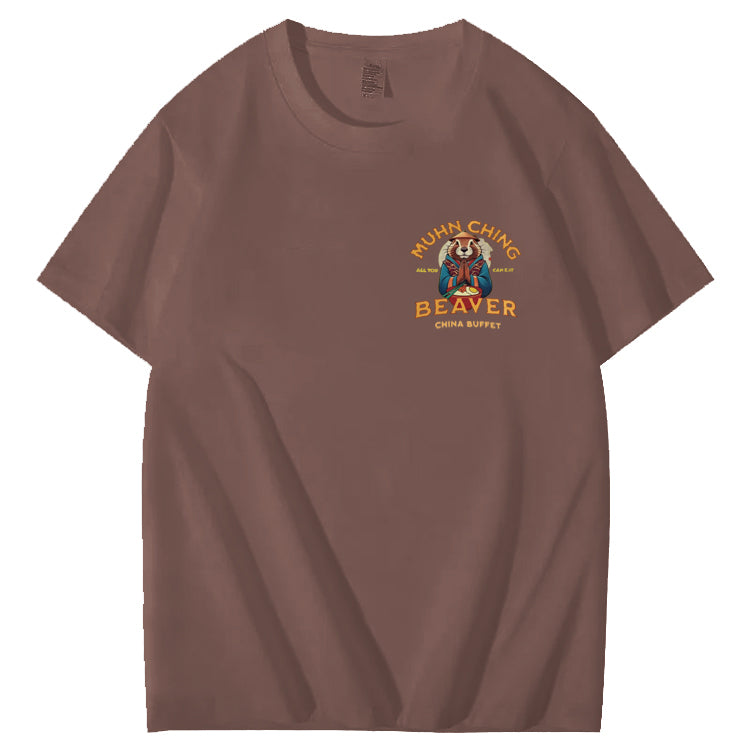 MUHN CHING BEAVER CHINA BUFFET T SHIRT