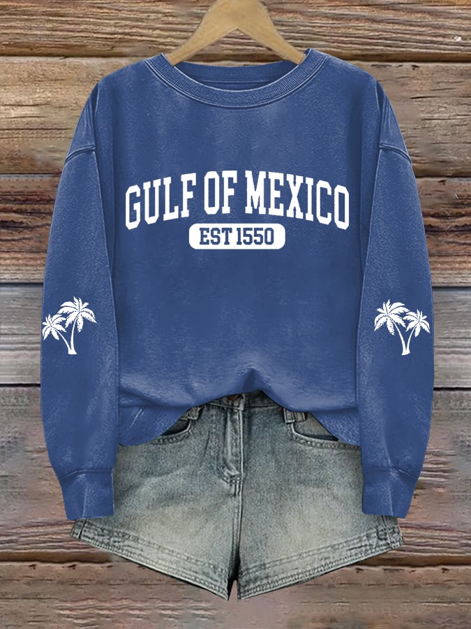 Women's Gulf Of Mexico Printed Sweatshirt