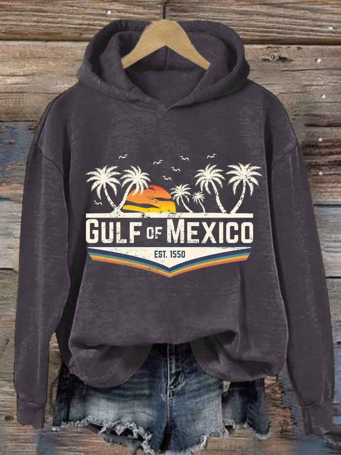 Women's Gulf Of Mexico Printed Sweatshirt