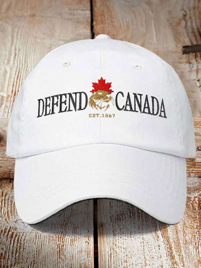 Unisex Defend Canada Beaver Printed Hat