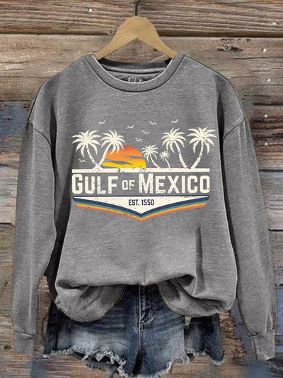 Women's Gulf Of Mexico Printed Sweatshirt
