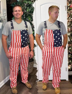 American Independence Day Flag Men'S And Women'S Classic Jumpsuit
