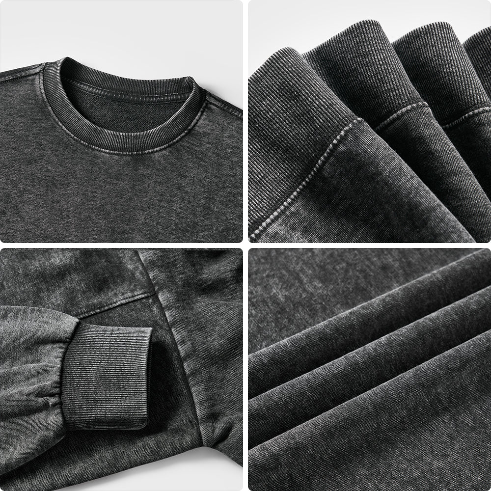 Books And Pajamas Unisex Washed Sweatshirt