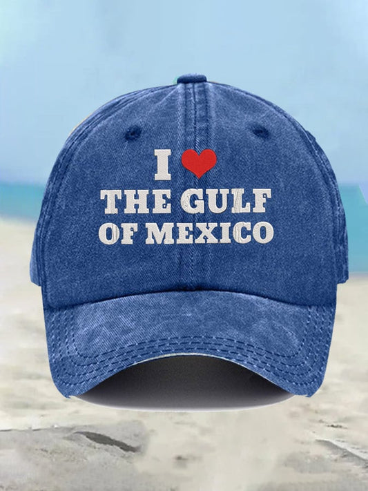 Unisex I Love The Gulf of Mexico  Hat