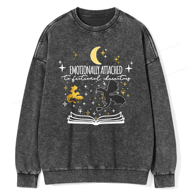 Fourth Wing Dragon Rider Unisex Washed Sweatshirt