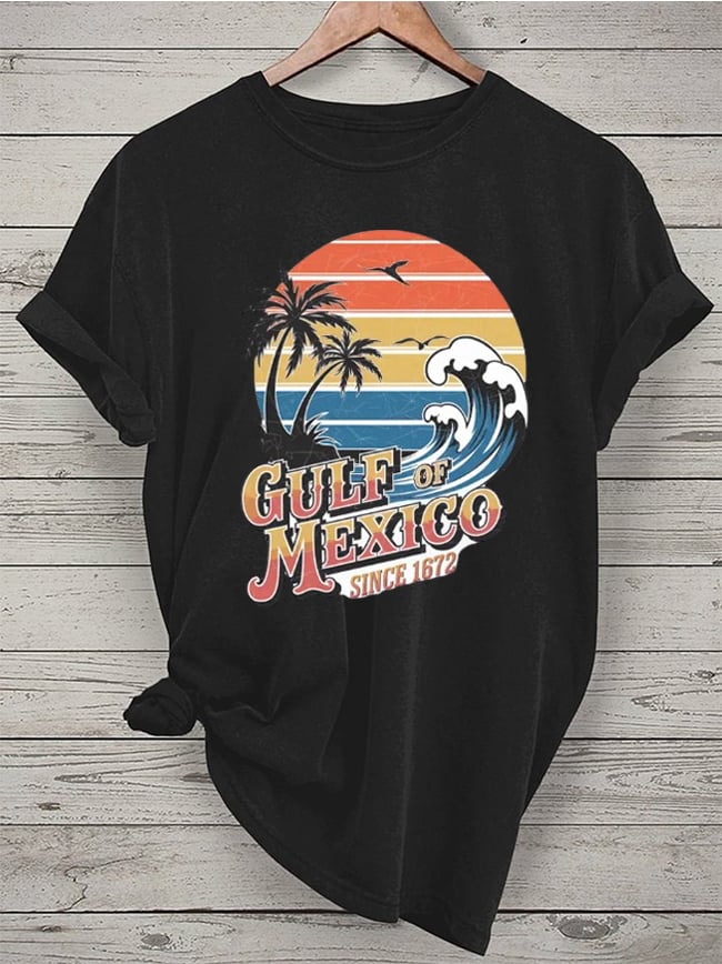 Women's Gulf of Mexico Printed Short-Sleeved T-Shirt