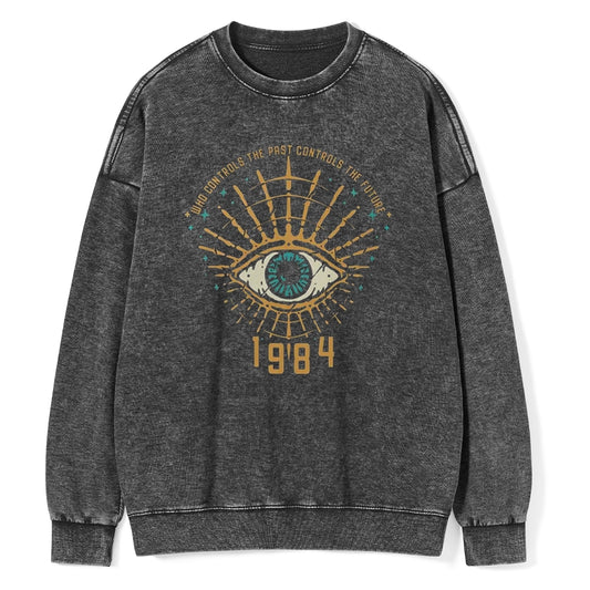 George Orwell 1984  Unisex Washed Sweatshirt