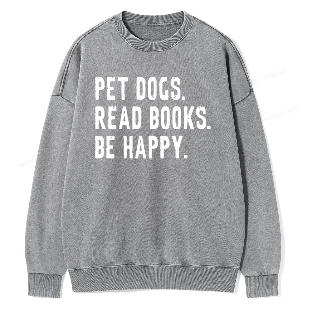 Book Sweatshirt, Book Lover Gift Unisex Washed Sweatshirt