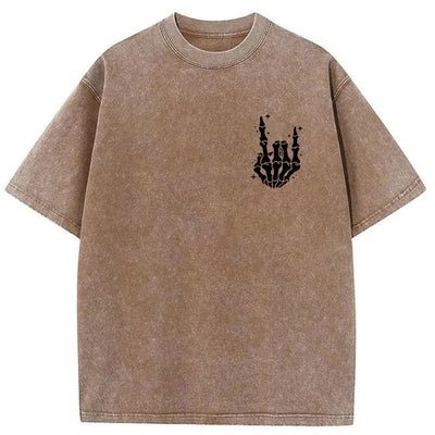 Just A Dad Who Always Came Back With The Milk Washed T-Shirt