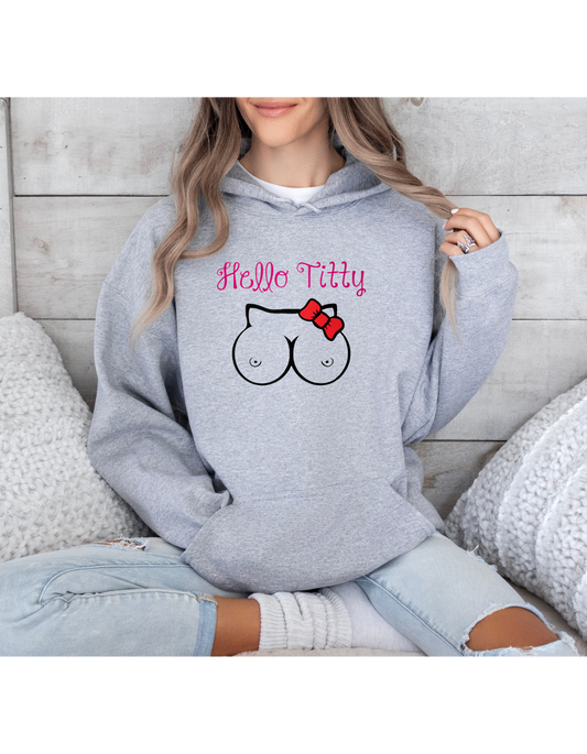 Hoodie, HELLO TITTY