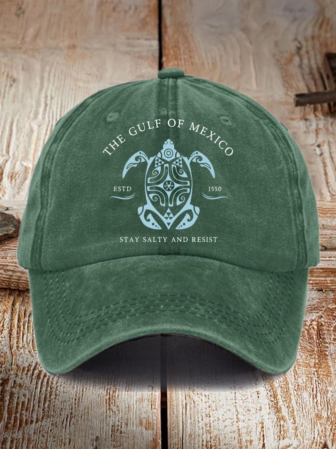Gulf Of Mexico Print Baseball Cap