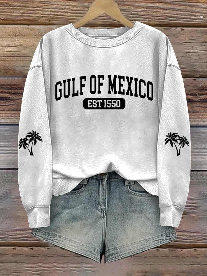 Women's Gulf Of Mexico Printed Sweatshirt